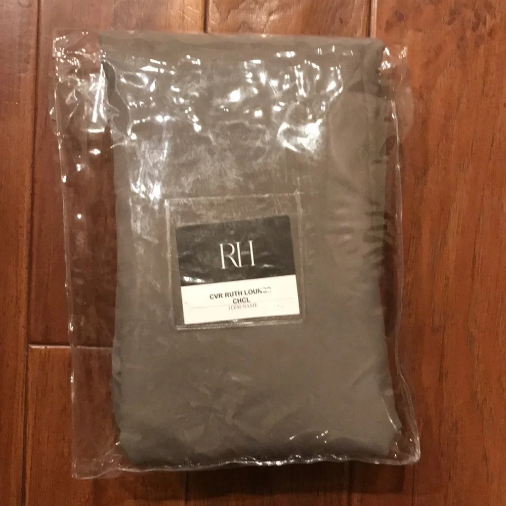 RH Restoration Hardware Rutherford Lounge Chair Cover Only in Charcoal